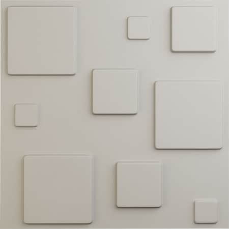 Ekena Millwork 19 5/8in. W x 19 5/8in. H Devon EnduraWall Decorative 3D Wall Panel Covers 2.67 Sq. Ft. WP20X20DEGBW